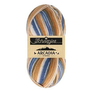 Scheepjes Arcadia Striped -  910 Timber