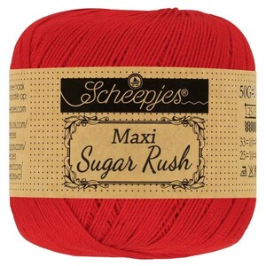Scheepjes Maxi Sugar Rush - 722 Red