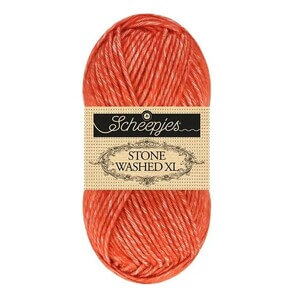 Scheepjes Stone Washed XL - 883 Realgar Red