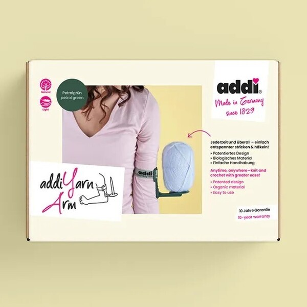 Addi YarnArm garenhouder groen
