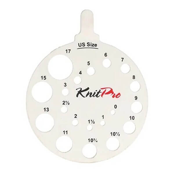 KnitPro Breinaaldenmeter rond ecru