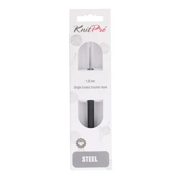 KnitPro Haaknaalden softgrip staal 1.25mm