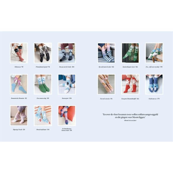 Moomin sokken breien - Linda Permanto