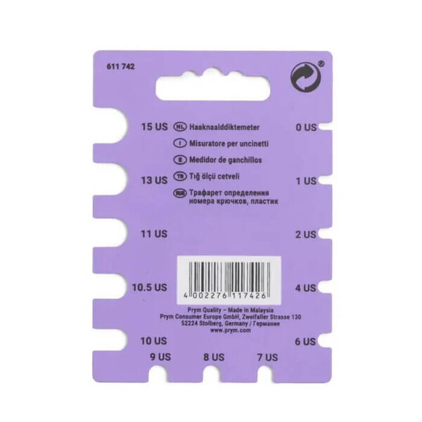 Prym Haaknaaldmeter paars