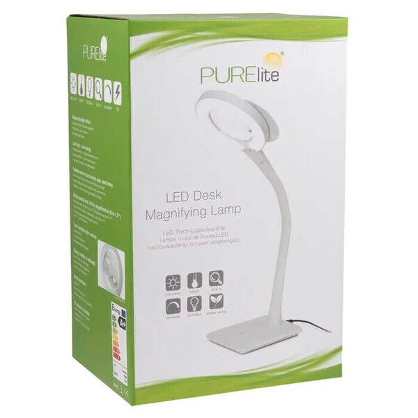 PURElite LED dimbare bureau loeplamp