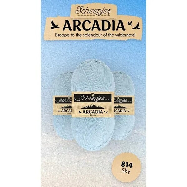 Scheepjes Arcadia Solid - 814 Sky