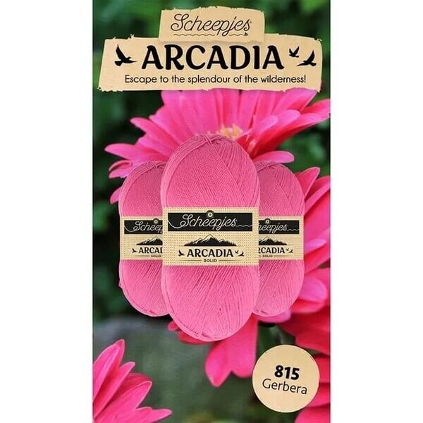 Scheepjes Arcadia Solid - 815 Gerbera