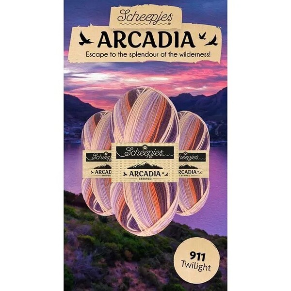 Scheepjes Arcadia Striped -  911 Twilight
