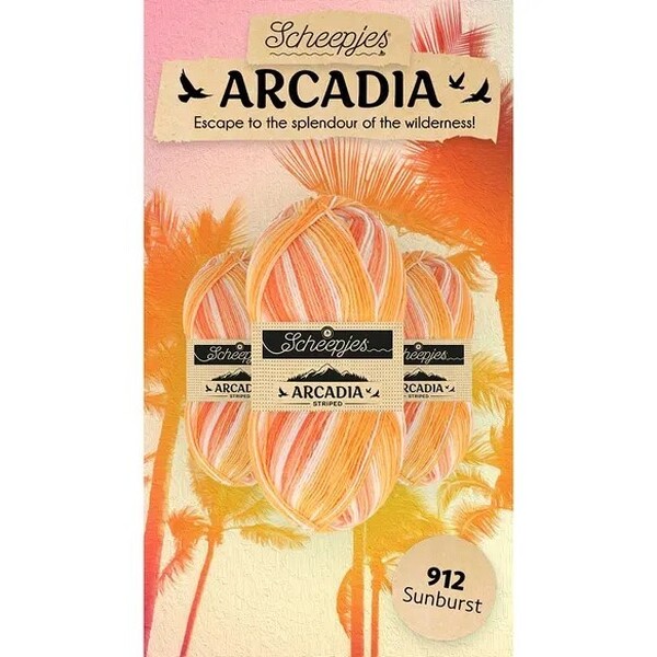 Scheepjes Arcadia Striped -  912 Sunburst
