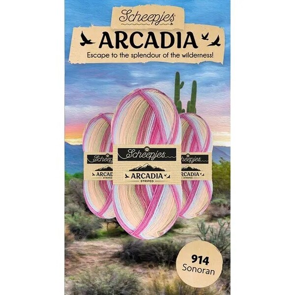 Scheepjes Arcadia Striped -  914 Sonoran
