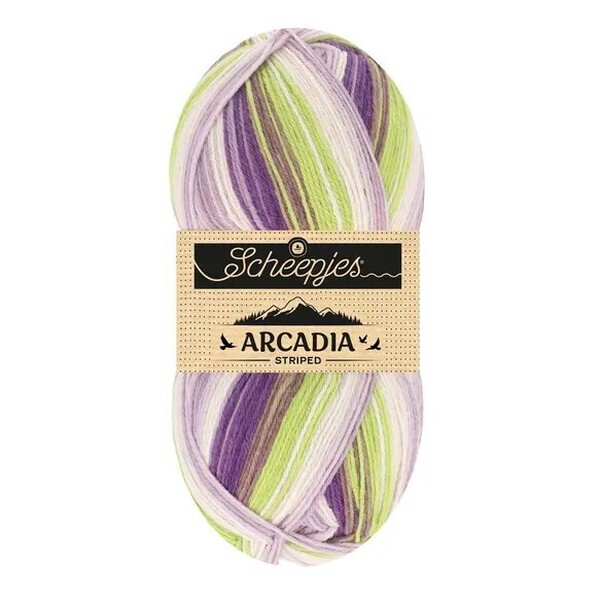 Scheepjes Arcadia Striped -  919 Kelp