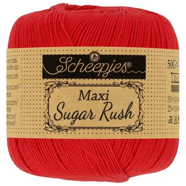 Scheepjes Maxi Sugar Rush - 115 Hot Red