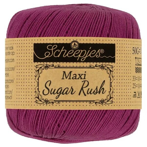 Scheepjes Maxi Sugar Rush - 128 Tyrian Purple
