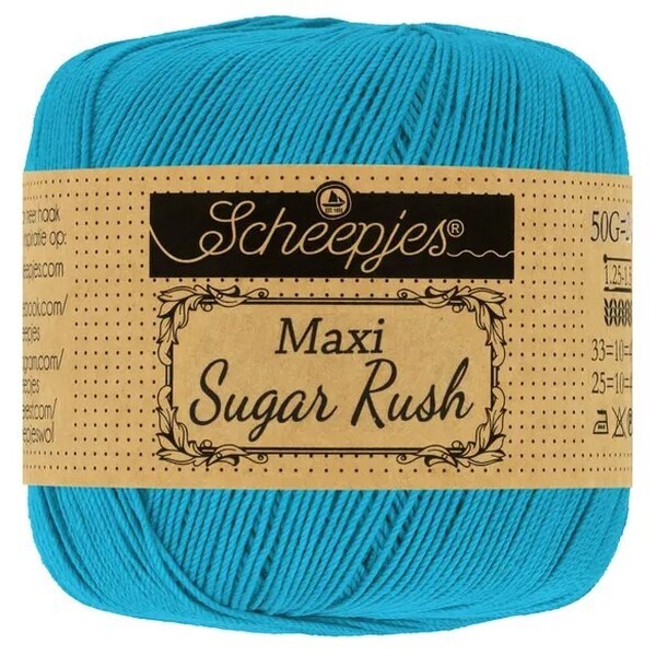 Scheepjes Maxi Sugar Rush - 146 Vivid Blue
