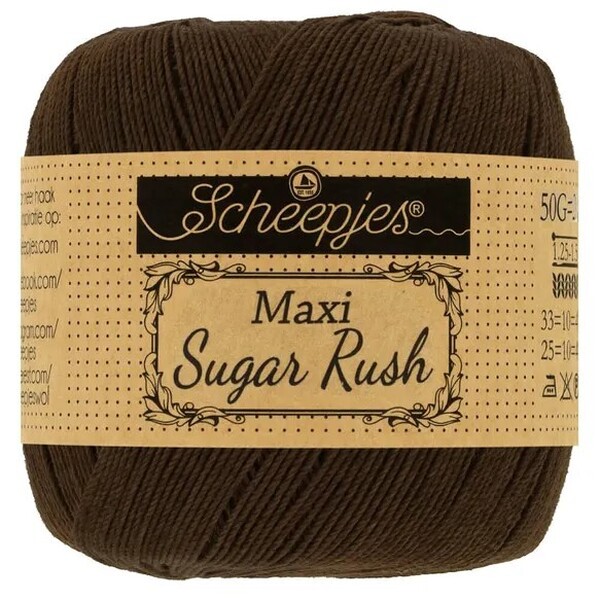 Scheepjes Maxi Sugar Rush - 162 Black Coffee