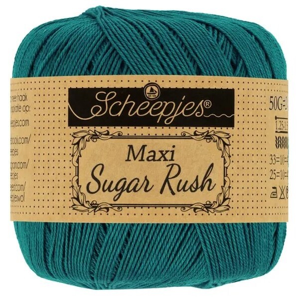 Scheepjes Maxi Sugar Rush - 401 Dark Teal