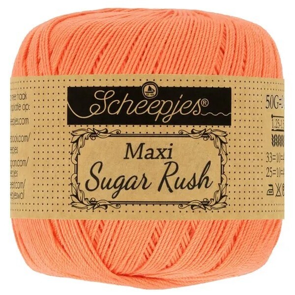 Scheepjes Maxi Sugar Rush - 410 Rich Coral