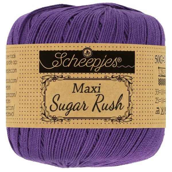 Scheepjes Maxi Sugar Rush - 521 Deep Violet
