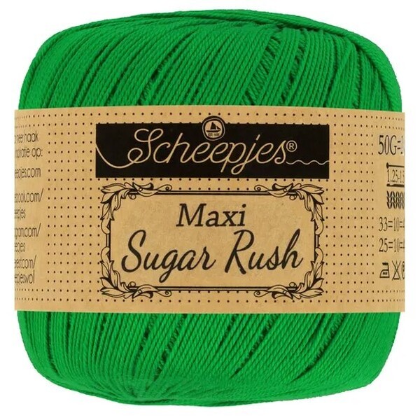Scheepjes Maxi Sugar Rush - 606 Grass Green
