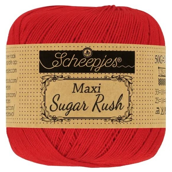 Scheepjes Maxi Sugar Rush - 722 Red