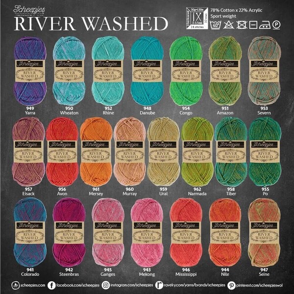 Scheepjes River Washed - 942 Steenbras