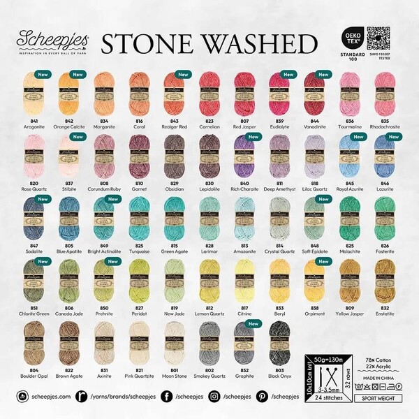 Scheepjes Stone Washed - 831 Axinite