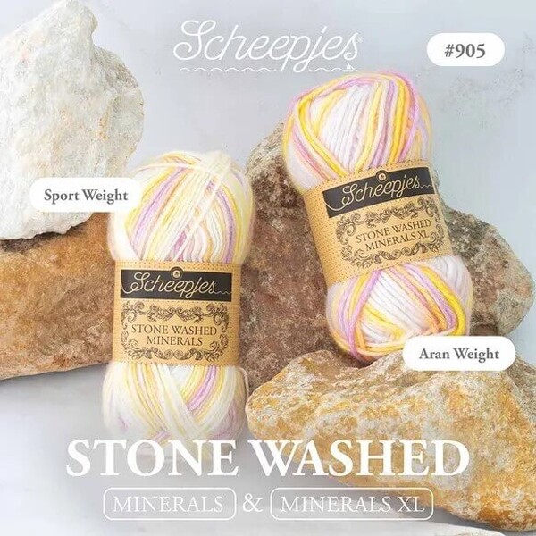 Scheepjes Stone Washed Minerals - 905 Limestone Lush