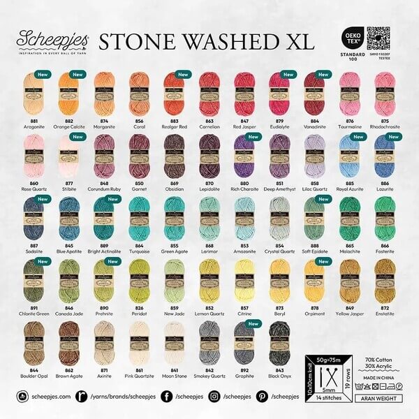 Scheepjes Stone Washed XL - 842 Smokey Quartz