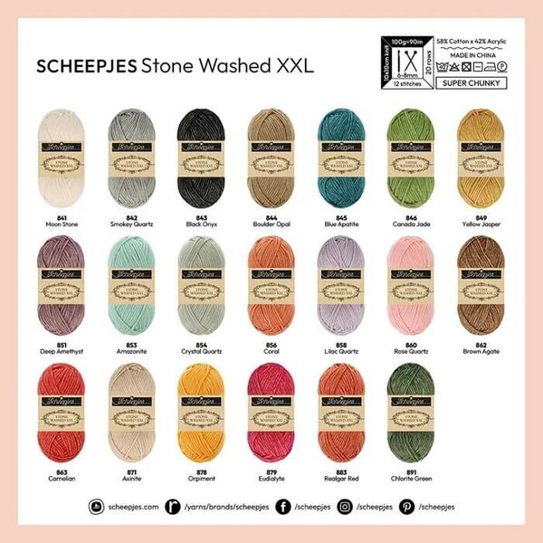 Scheepjes Stone Washed XXL - 891 Chlorite Green