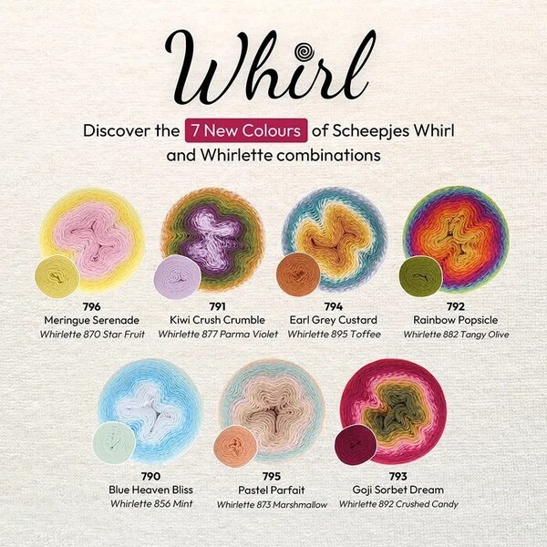 Scheepjes Whirl 1x1000m - 553 Indigo Plane