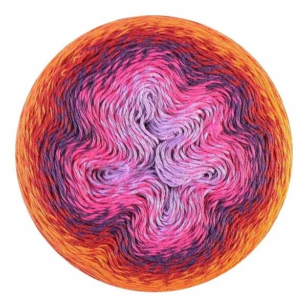 Scheepjes Whirl 1x1000m - 764 Red Velvet Sunrise
