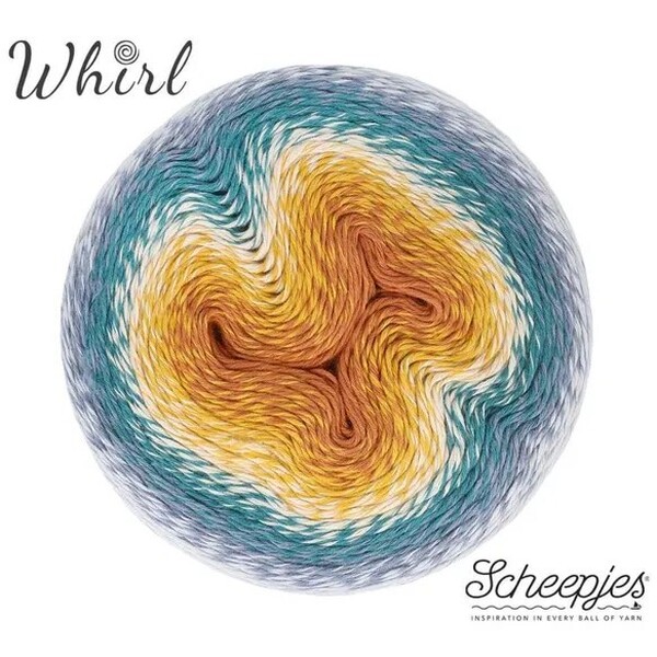Scheepjes Whirl 1x1000m - 794 Earl Grey Custard